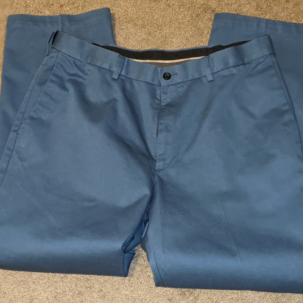 Flat front pants